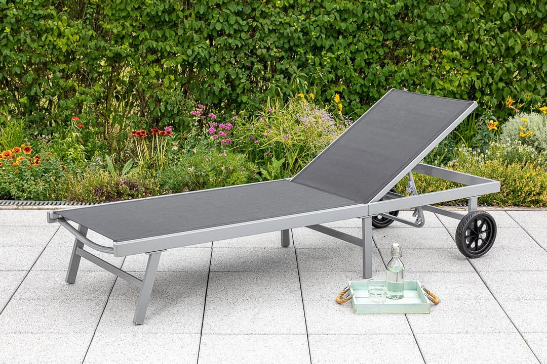 MERXX Gartenliege | Grau
