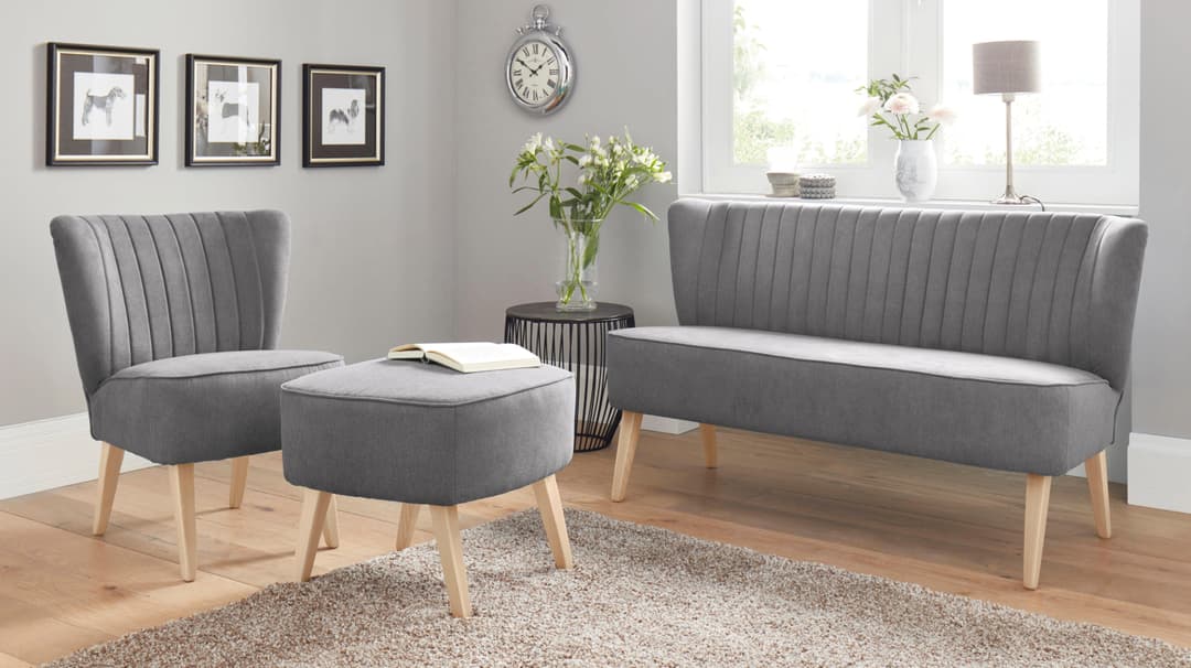 Home affaire 2-Sitzer Campi | Grau
