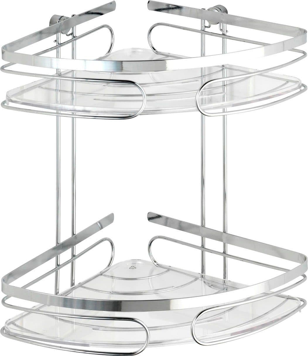 Wenko Eckregal Premium | Silber