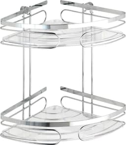 Wenko Eckregal Premium | Silber