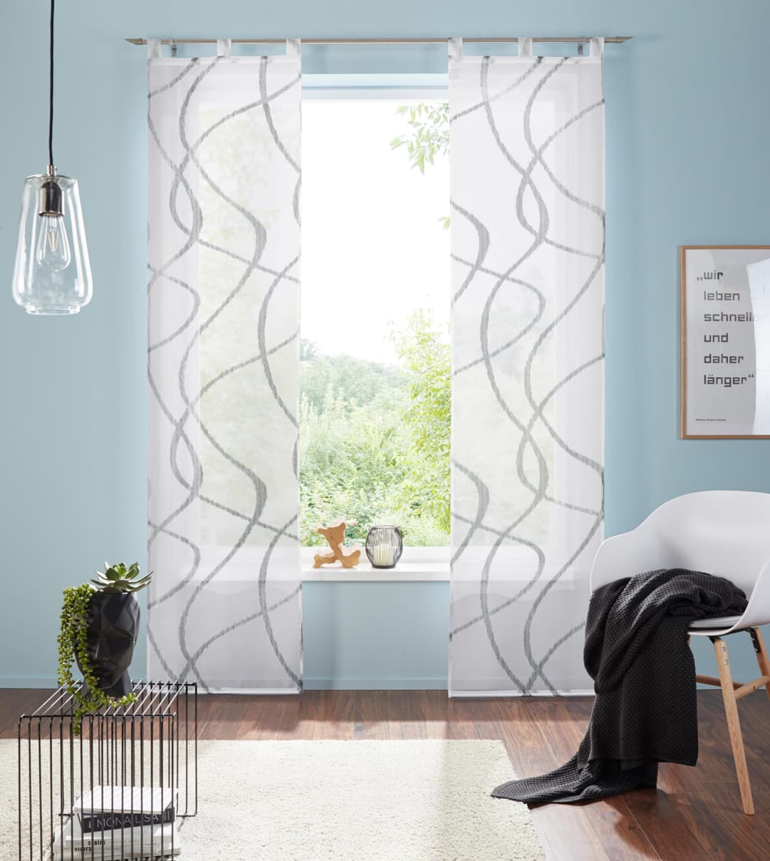 OTTO home Schiebegardine Bene | Grau