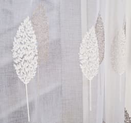 HOME WOHNIDEEN Gardine ALAVARO | Grau