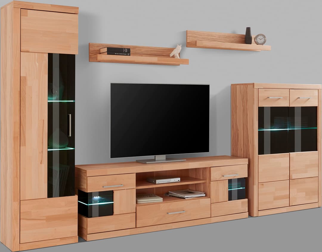 OTTO home Wohnwand Ribe | Holztöne