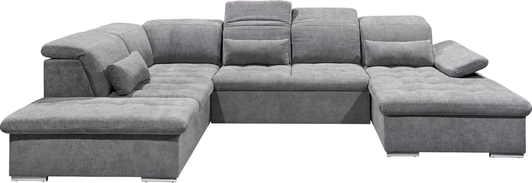 ED EXCITING DESIGN Wohnlandschaft Wayne | Grau