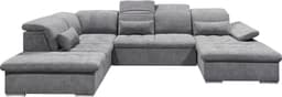 ED EXCITING DESIGN Wohnlandschaft Wayne | Grau