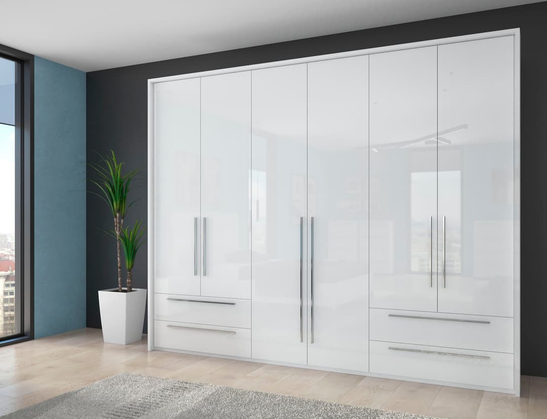 OTTO home Drehtürenschrank Piano | Weiß