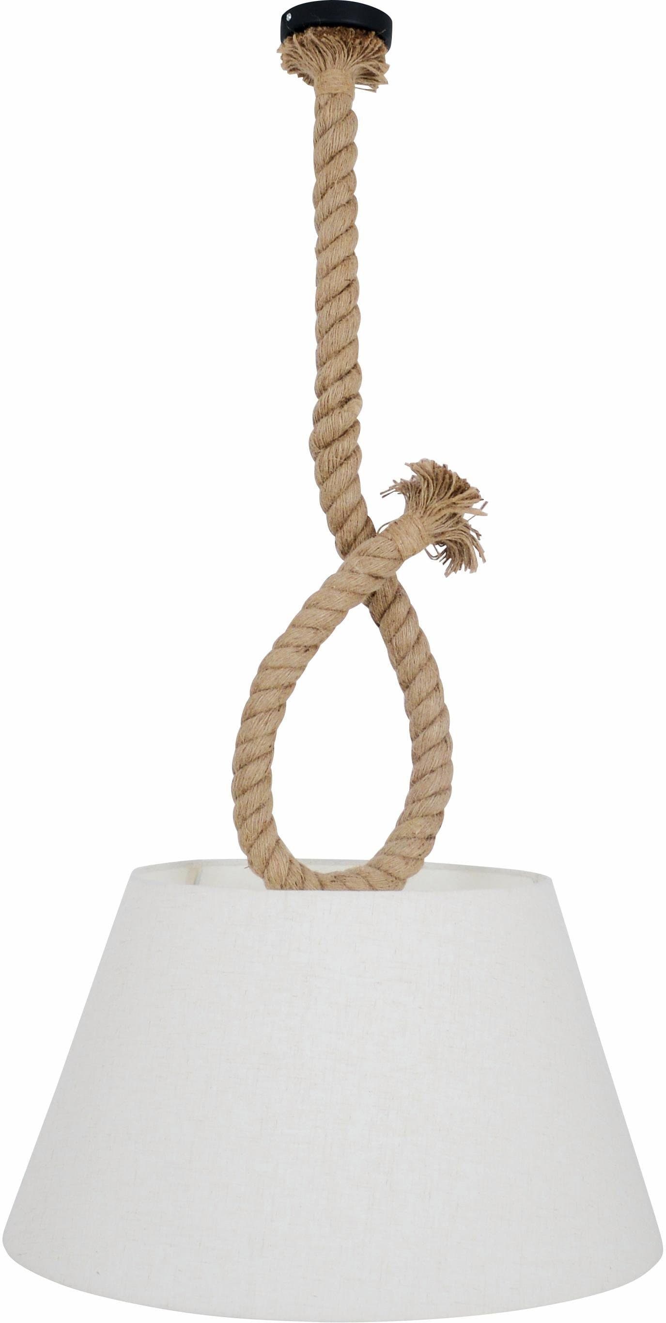 Näve Pendelleuchte Rope | Braun