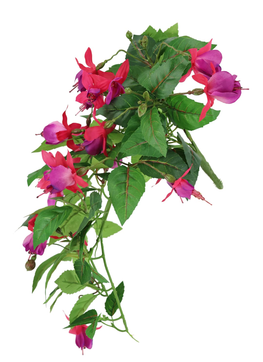 Kunstpflanze Fuchsie | Mehrfarbig