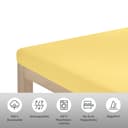 OTTO home Spannbettlaken Topper Basic | Gelb 2
