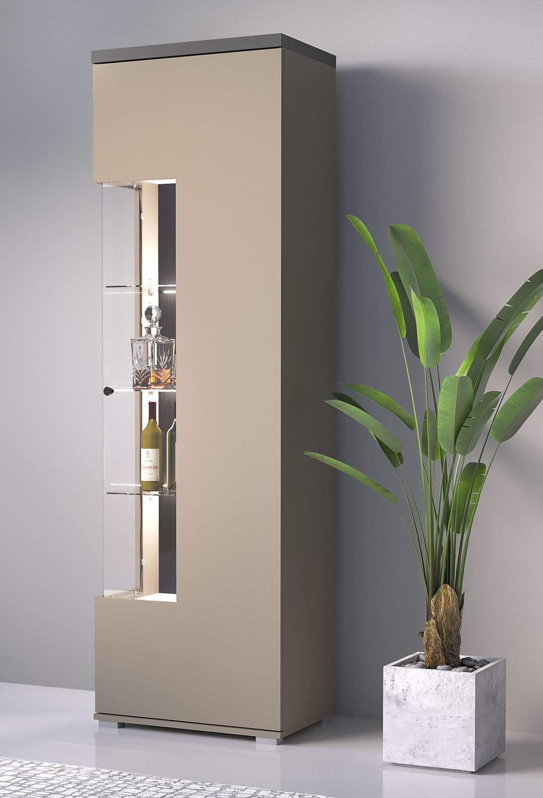 Home affaire Vitrine Serio | Beige