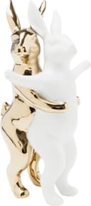 Kare Design Hugging Rabbits Medium Dekofigur | Gold 3