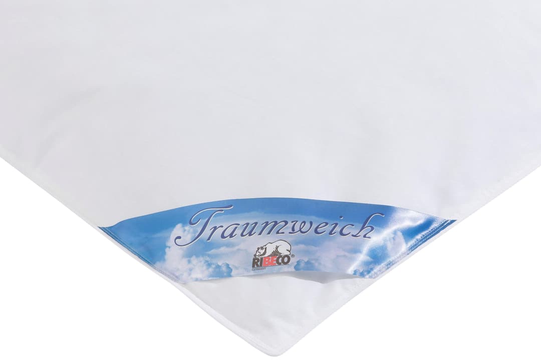 RIBECO Federbettdecke Leon | Weiß