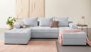 COLLECTION AB Wohnlandschaft Josy U-Form | Grau 2