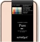 Schlafgut Spannbettlaken PURE Bio-Baumwolle mit Elasthan | Rot 4