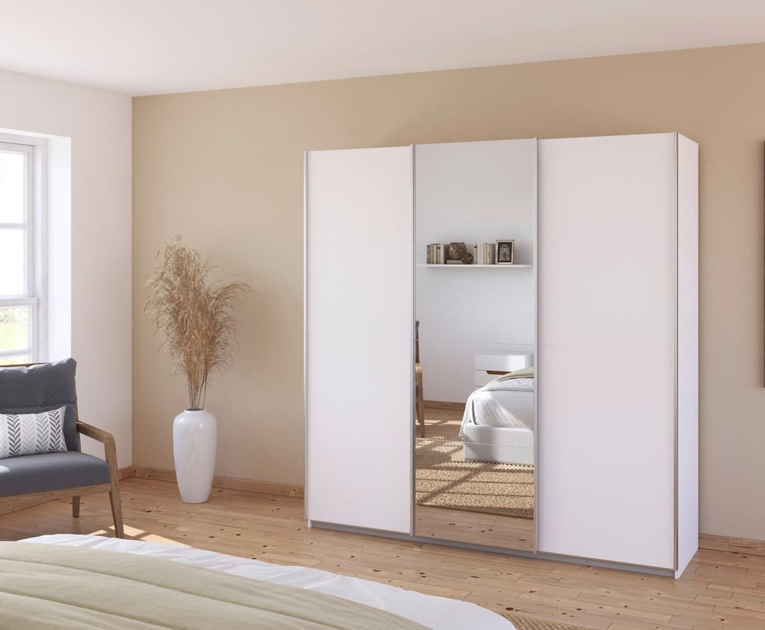 rauch Schwebetürenschrank CORTONA | Weiß