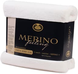 Wohndecke Merino Wendewohndecke | Weiß