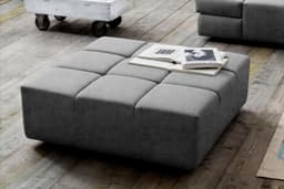 Home affaire Polsterhocker Ancona | Grau