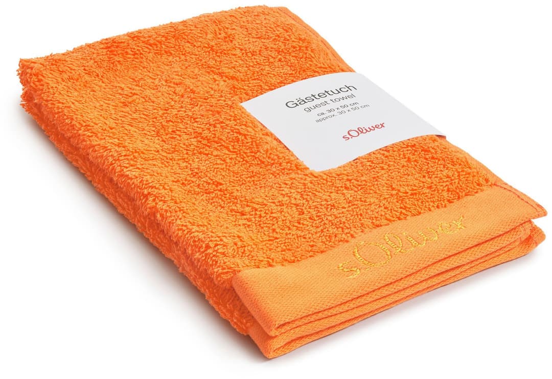 s.Oliver Gästehandtuch | Orange