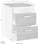 KOCHSTATION Unterschrank KS-Gera | Weiß 5