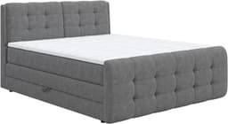 COTTA Boxspringbett Fort | Grau