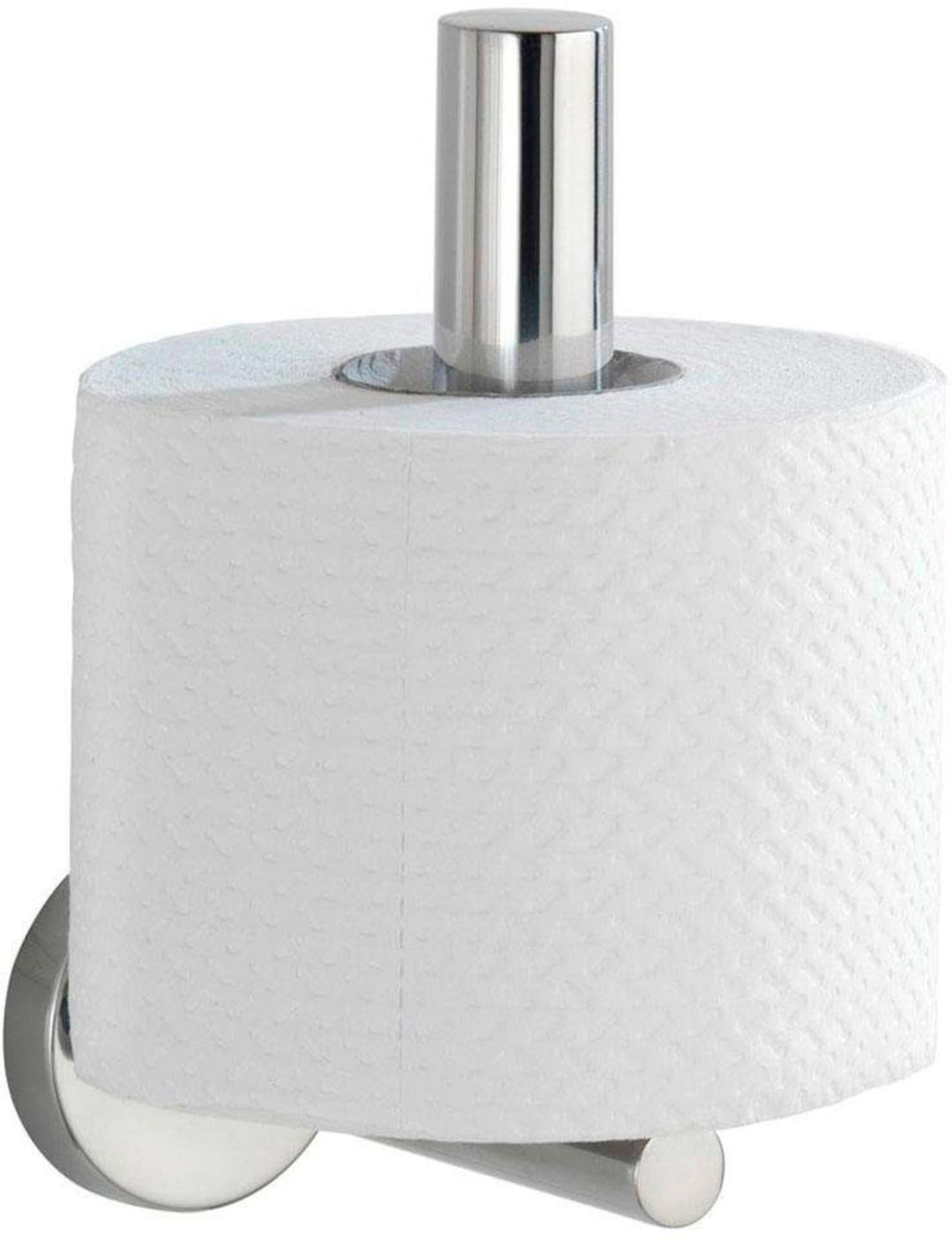 WENKO Toiletten-Ersatzrollenhalter Bosio | Silber