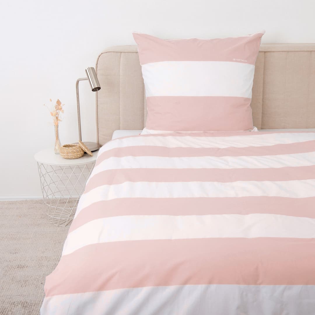 TOM TAILOR HOME Wendebettwäsche SIENA | Rosa