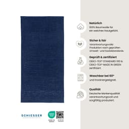 Schiesser Handtücher Turin | Blau