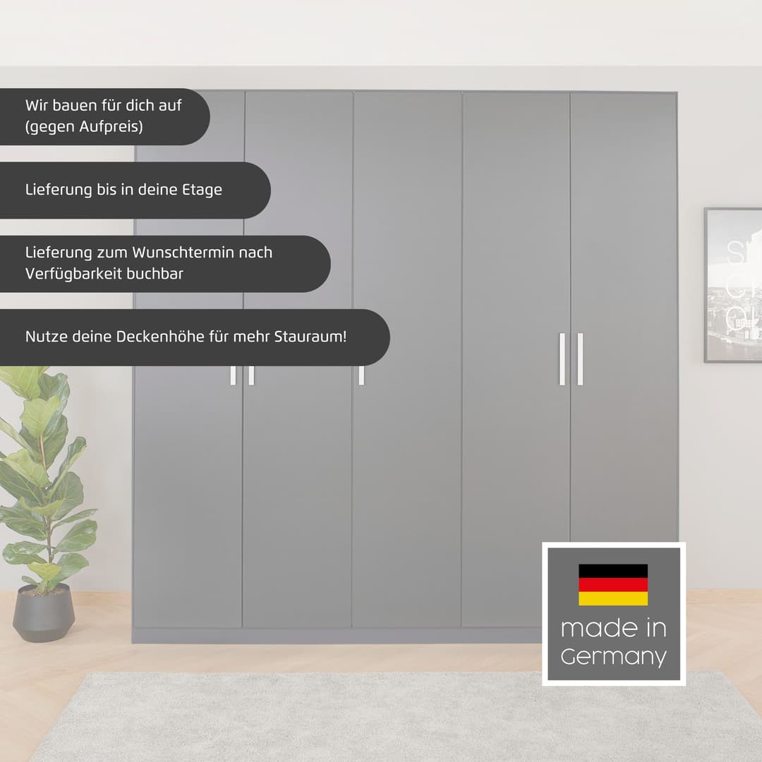 rauch Koluna Drehtürenschrank | Weiß