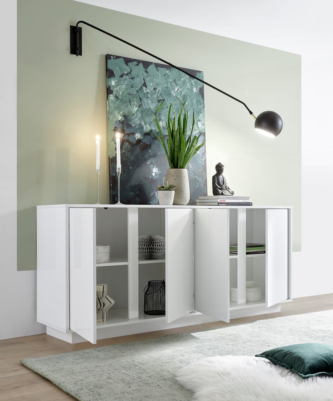 Home affaire Sideboard Ice | Weiß