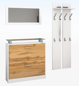 borchardt Möbel Garderoben-Set Finn | Holztöne