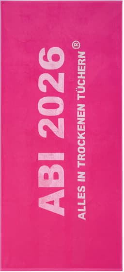 Egeria Strandtuch ABI 2026 | Pink