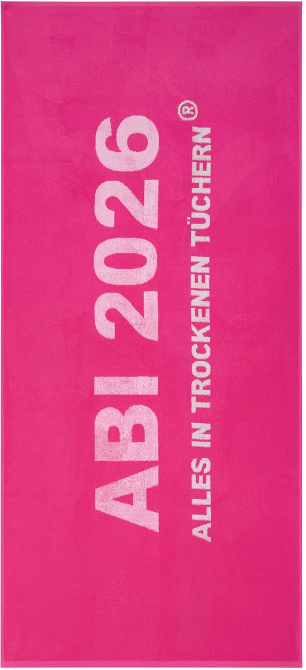 Egeria Strandtuch ABI 2026 | Pink