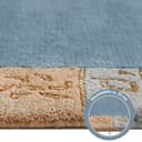 LUXOR living Wollteppich India | Blau 5