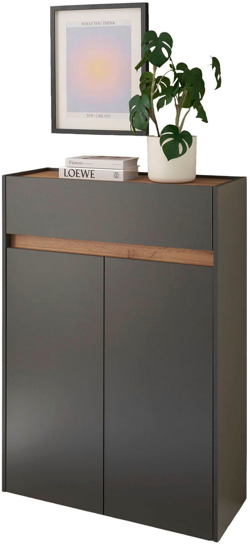 Home affaire Schuhschrank City/Giron | Grau