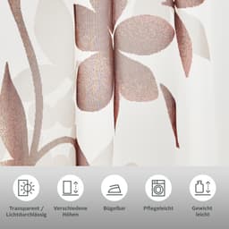 OTTO home Gardine Ina | Braun