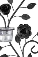 Home affaire Wandkerzenhalter Blumenranke | Schwarz 4