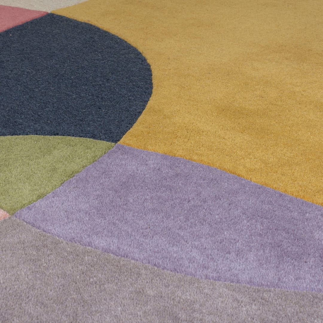 FLAIR RUGS Glow Wollteppich | Mehrfarbig