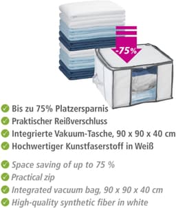 Wenko Vakuum Soft Box S | Weiß