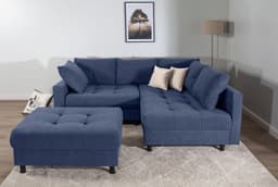 COLLECTION AB Ecksofa Toni L-Form | Blau