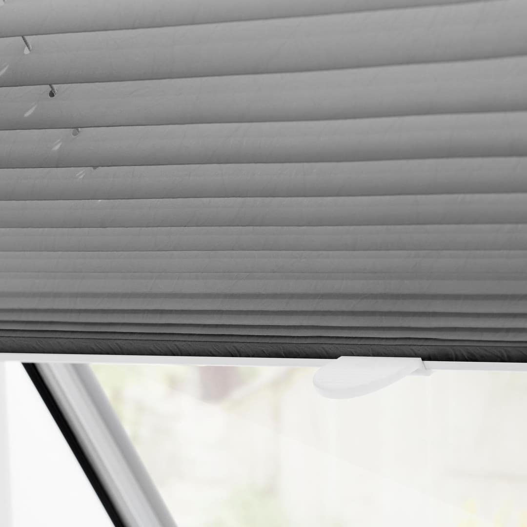 LICHTBLICK ORIGINAL Dachfensterplissee Haftfix | Grau