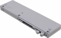 FORTE Schwebetürselbsteinzug (Set, 2 St) | Grau