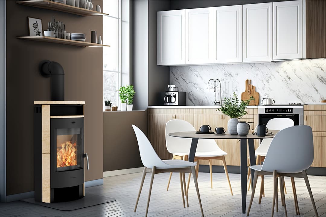 Fireplace Kaminofen Heathus MAIA Sandstein Exklusiv | Braun