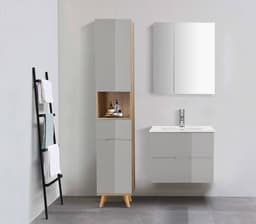welltime Hochschrank Lund | Grau
