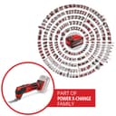 Einhell Akku-Multifunktionswerkzeug TE-MG 18/1 Li - Solo | Schwarz 3