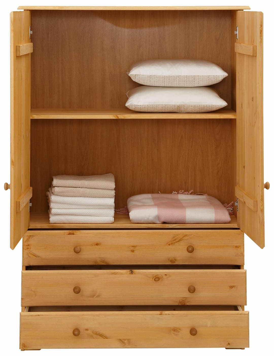 Home affaire Wäscheschrank Minik | Holztöne