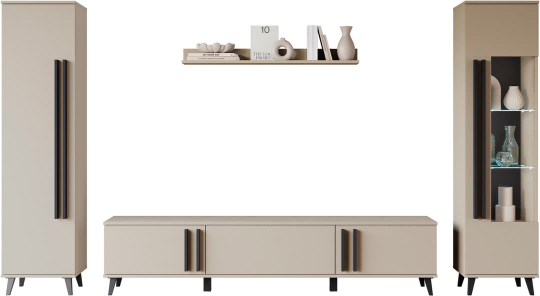 Home affaire Wohnwand Helsinki | Braun