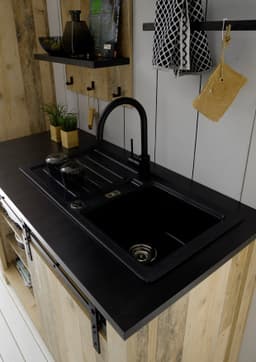 Home affaire Spülenschrank Sherwood | Holztöne