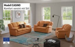 COTTA Polstergarnitur Casino | Schwarz