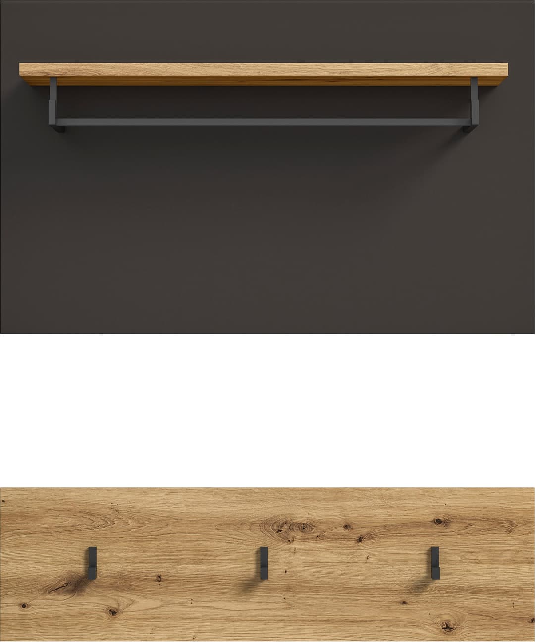 Home affaire Garderobenpaneel REHAT | Braun