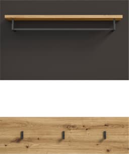 Home affaire Garderobenpaneel REHAT | Braun